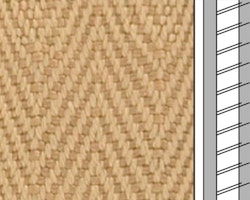 Textilstegband C8006 22,5/28/T13 mocca (best.vara 10 dgr)