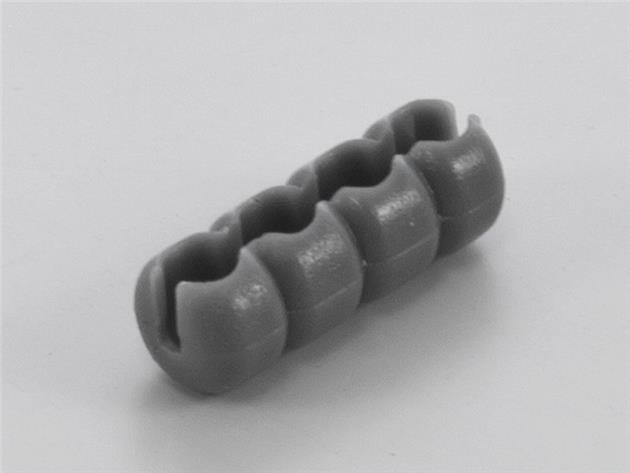 Skarv till kulkedja 3,2/4,2 mm Plast ANTRACIT grå (A11D)