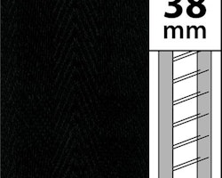 10 m / Textilstegband LT50 38/44/53-BK Black (best.vara min.10m)