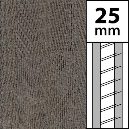 10 m / Textilstegband LT50-25-44-53-MC Mocca (best.vara 10 dgr)