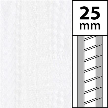 1 m / Textilstegband D50T 44/53/T25 white (Lagervara)