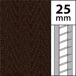 10 m / Textilstegband LT50-25-44-53-CC Cocoa (best.vara 10 dgr)