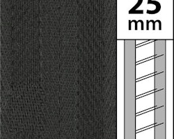 10 m / Textilstegband LT50-25-44-53-AN Antracit (best.vara 10 dgr)
