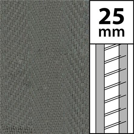 10 m / Textilstegband LT50-25-44-53-GY Grey (best.vara 10 dgr)