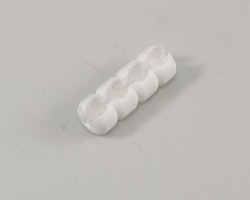 Skarv till kulkedja 3,2/4,2 mm Plast VIT (A11M)