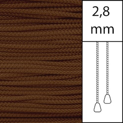 20 m / Persiennlina 2,8 mm (WN) Walnut  (best.vara min.20m)