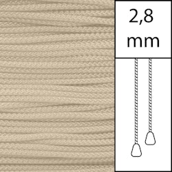 1 m / Persiennlina 2,8 mm (BG) Beige  (LAGER-VARA)