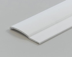 1 st / Sido-skena PVC-Vit Platt 31 mm med tejp (max 130 cm)