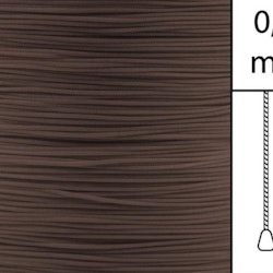 1 m / Persiennlina 0,8 mm A25 Dark brown (Lagervara)