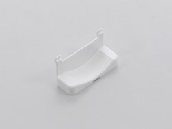Bracket-screw cap plastic S white
