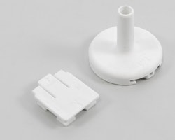 Adjustable bearing pin white (A22G+H)