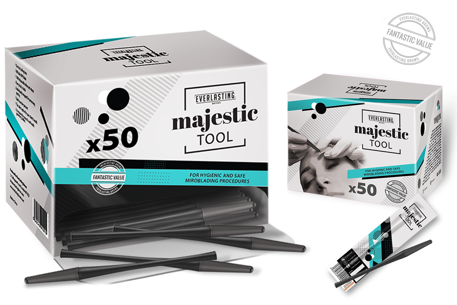 Engångsverktyg Everlasting Brows 50 pack