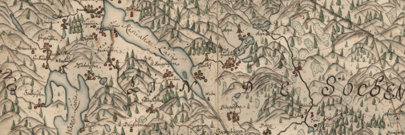 Sveriges vackraste historiska kartor.