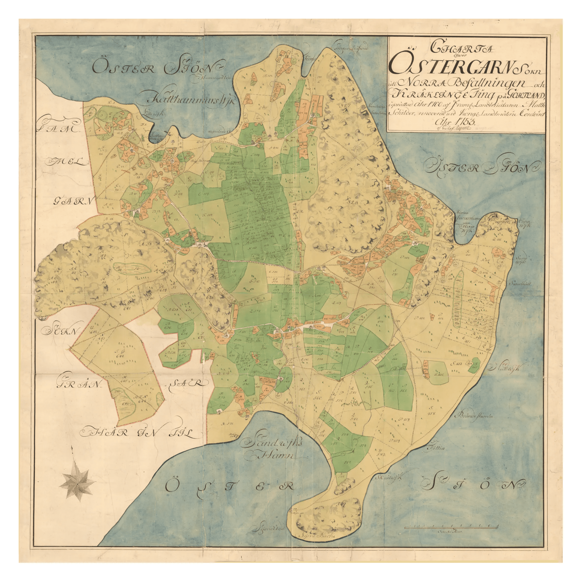 Historiska kartor över Gotland - Historiehemmet