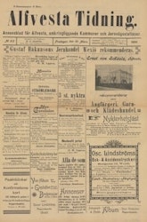 Löpsedel / Förstasida från Alvesta (1899)