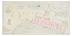 Historisk karta över Hudiksvall, år 1798 (Fri frakt!)