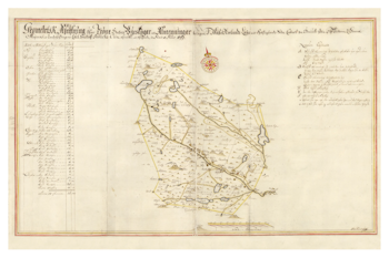 Historisk karta över Trönö, år 1699 (Fri frakt!)