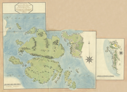 Karta över Mollösund år 1773