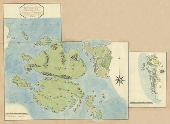 Karta över Mollösund år 1773