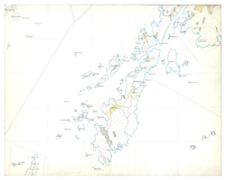Historisk karta över Nåttarö, år 1901-1906