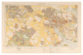 Historisk karta över Sundbyberg och Bromma, år 1934