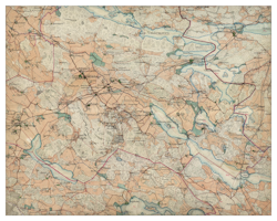 Historisk karta över Sköldinge, 1897-1901 (Fri frakt!)