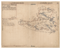 HIstorisk karta över Sköldinge socken, år 1677 (Fri frakt!)