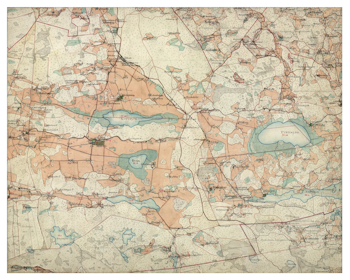 Historisk karta över Ärla, år 1897-1901