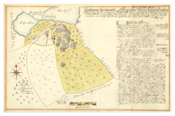 Karta över Urshult 1696