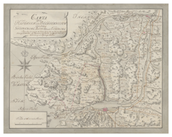 Historisk karta över Hisingen, 1700-tal (Fri frakt!)