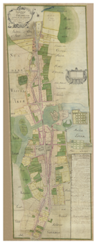 Historisk karta över Örebro, år 1872 (Fri frakt!)