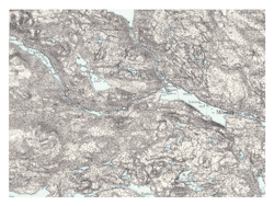Historisk karta över Undersåker och Edsåsdalen, år 1903 (Fri frakt!)
