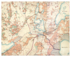 Historisk karta över Mölltorp, år 1877-1882
