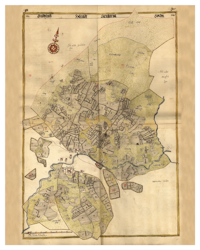 Historisk karta över Stenstorp, år 1644.