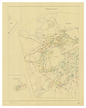 Historisk karta över Saxnäs, år 1906 (Fri frakt!)
