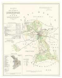 Karta från Skänninge 1854