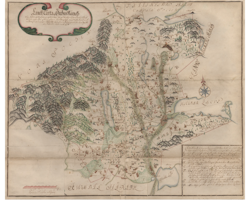 Historisk karta över Örebro med omnejd, år 1688 (Fri frakt!)
