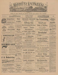 Löpsedel / Förstasida från Uddevalla (1905)