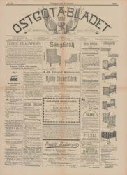 Löpsedel / Förstasida från Vadstena (1905)