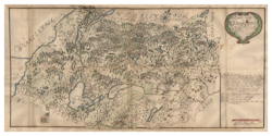 Historisk karta över Edsbergs härad, år 1688 (Fri frakt!)