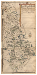 Historisk karta över Sköllersta härad, år 1688 (Fri frakt!)