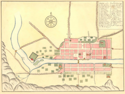 Historisk karta över Arboga, år 1738-1760 (Fri frakt!)