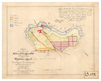 Karta Ljungsbro, år 1901