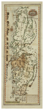 Historisk landskapskarta över Bohuslän, 1700-tal