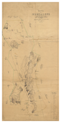 Karta över Vemdalen, år 1833