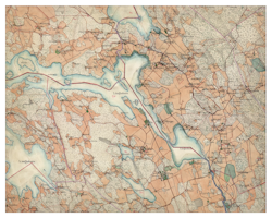 Historisk karta över Råby-Rönö, år 1897-1901