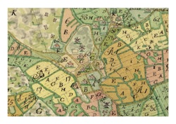 Historisk karta över Arholma by, år 1777