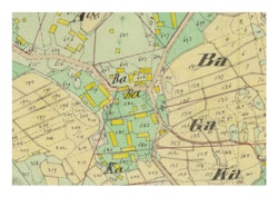 Historisk karta över Arholma by, år 1866