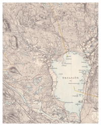 Historisk karta över Våmhus, år 1913