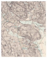 Historisk karta över Ramkvilla, år 1873